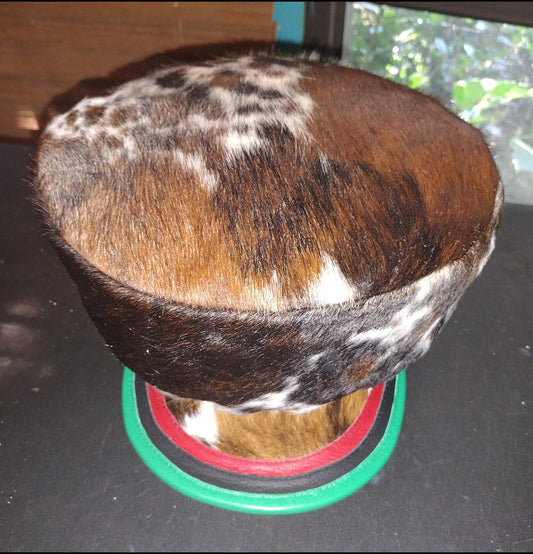 Cowhide Leather Rasta Crown